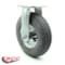 Service Caster 8 Inch Gray Pneumatic Wheel Rigid Caster SCC-100R280-PNB-GRY - alternate 1
